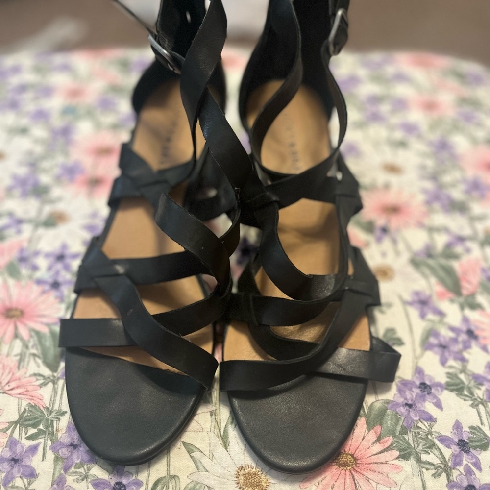 Lucky Brand Black Wedges